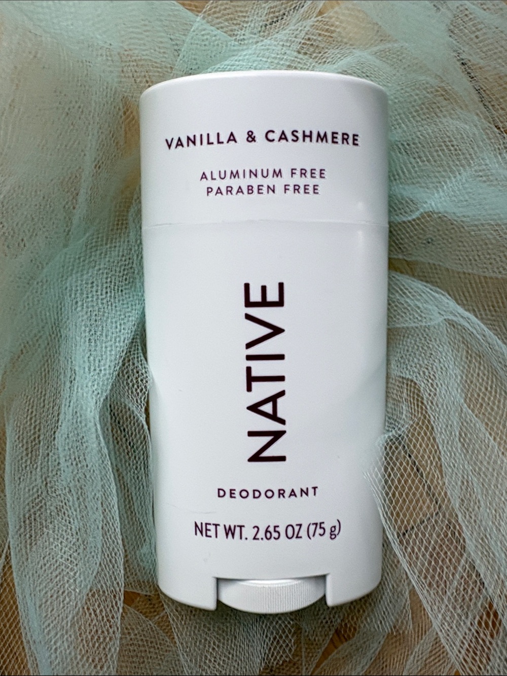 Native deodorant Vanilla & Cashmere Deodorant Stick aluminum free brand